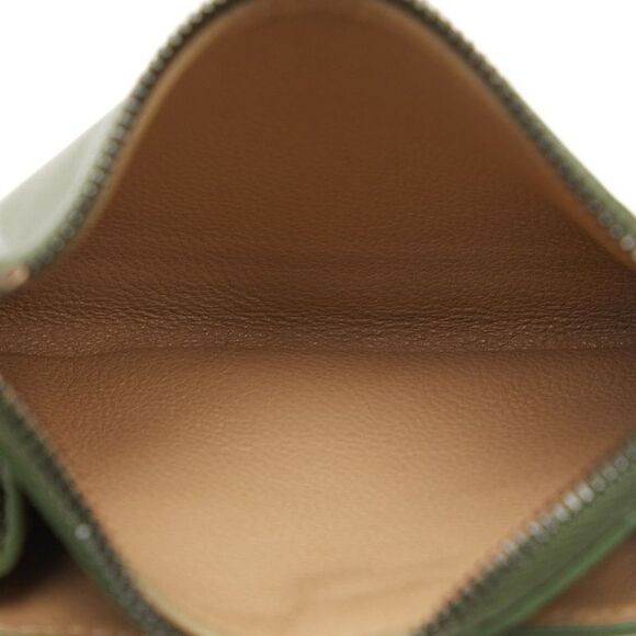 Bottega Veneta Intrecciato Green Leather Wallet  (Pre-Owned) - Picture 5 of 9